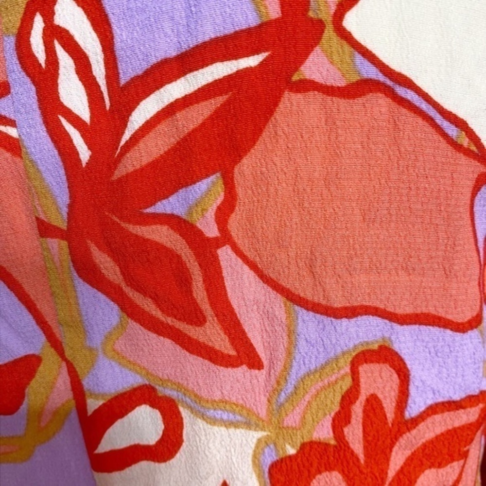 OLIVACEOUS LILAC‎ BLOOMS MIDI DRESS - Picture 14 of 16